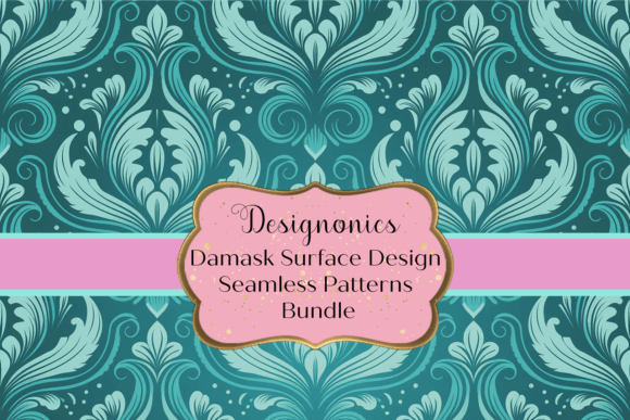 Download Damask Surface Design Seamless Patterns - Surface Collection