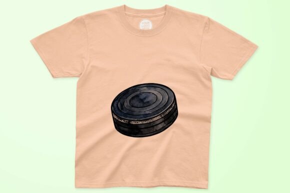 Download Hockey Puck with Textured Surface Design - Surface Collection