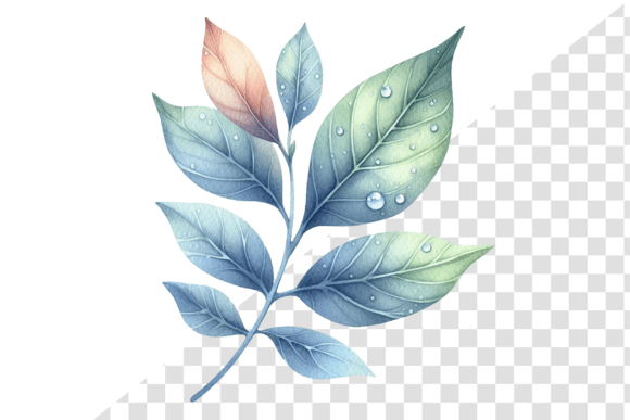 Download SpringDew Watercolor Leaf Clipart - Watercolor leaf Collection