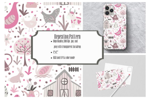 Download Farm Life - Seamless Surface Design - Surface Collection